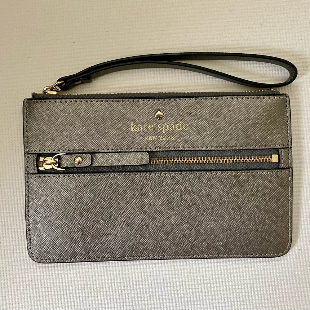 Kate Spade Metallic Wristlet